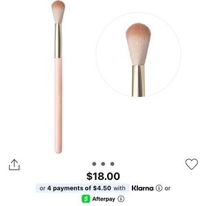 Rare beauty highlighter brush and pressed powder